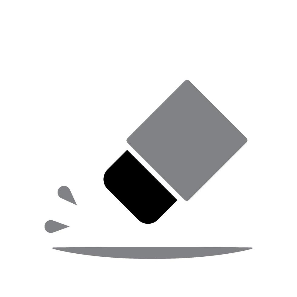 Illustration Vector Graphic of Eraser Icon Design