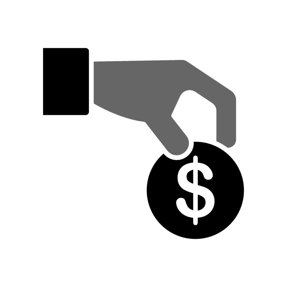 ilustración vectorial gráfico de icono de dinero vector