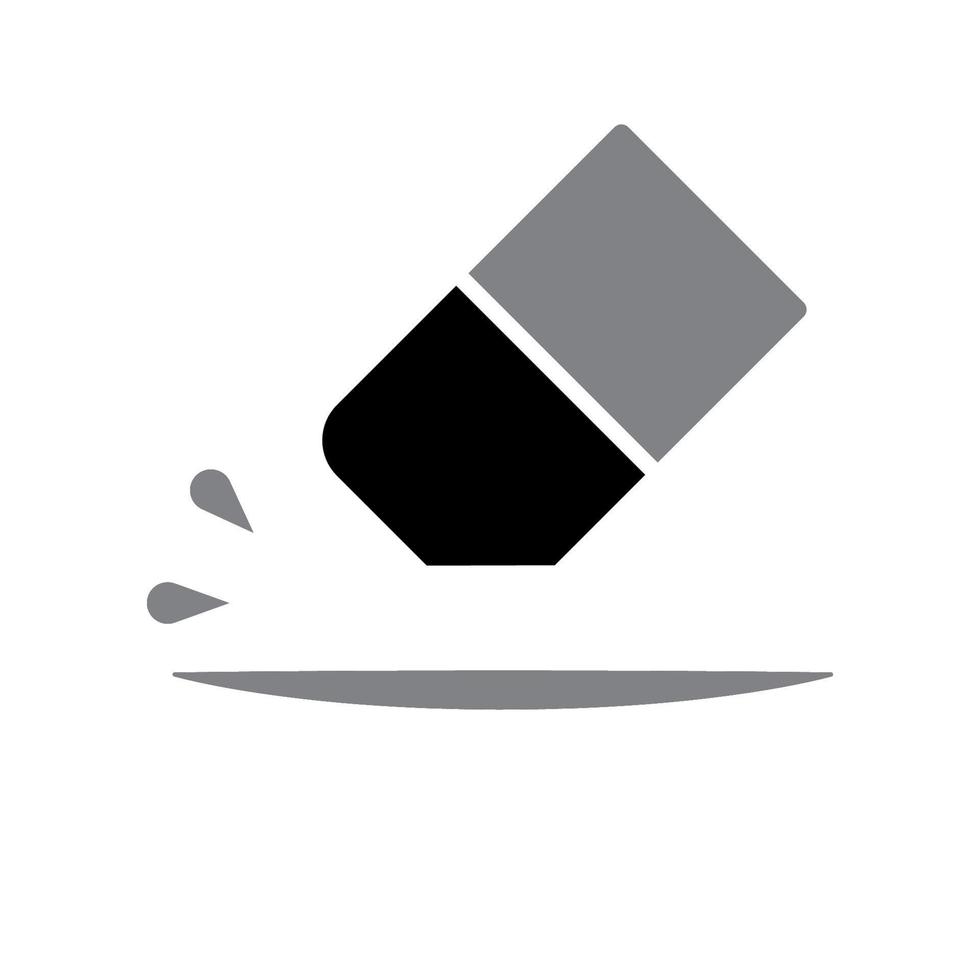 Illustration Vector Graphic of Eraser Icon Design