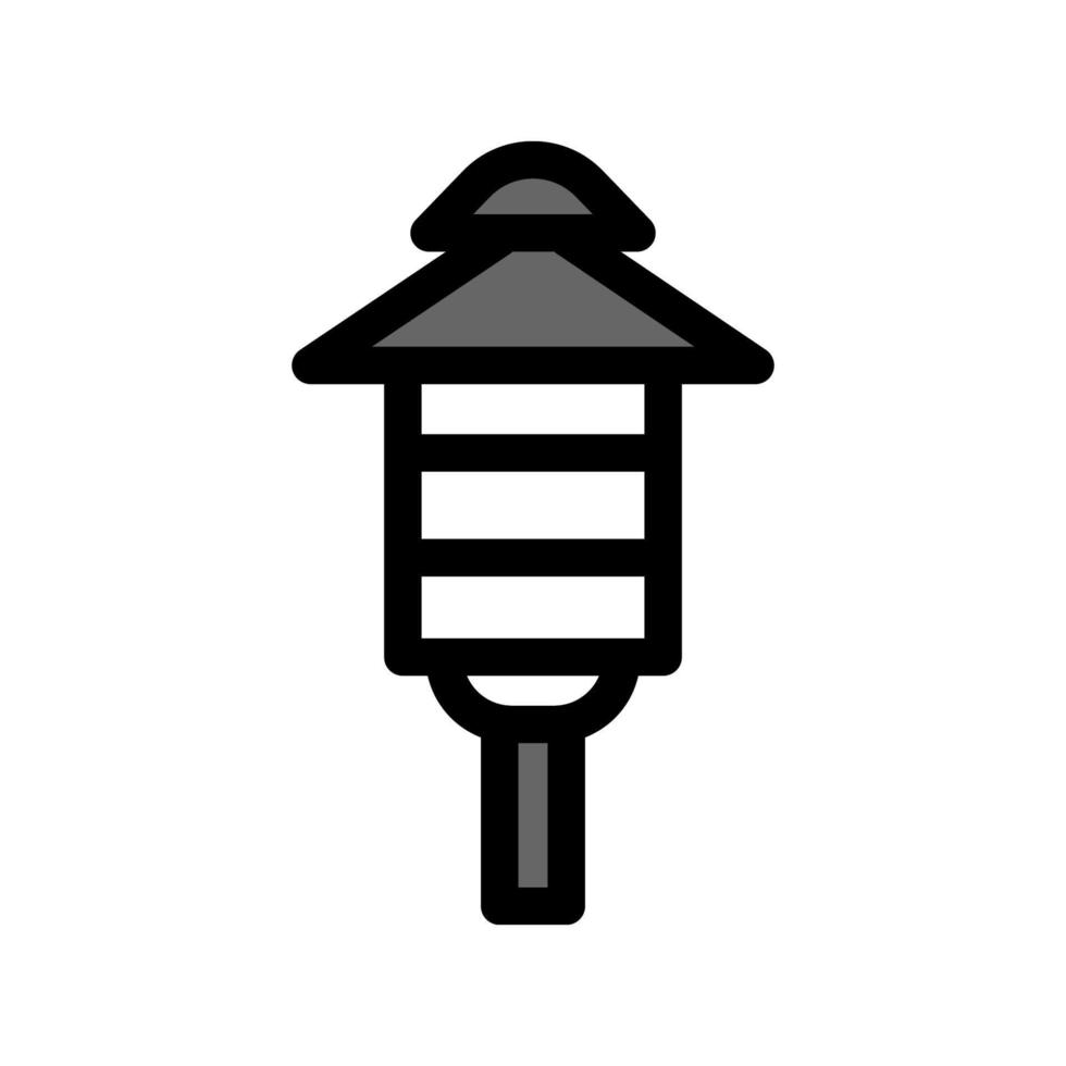 Illustration Vector graphic of Garden Lamp Icon