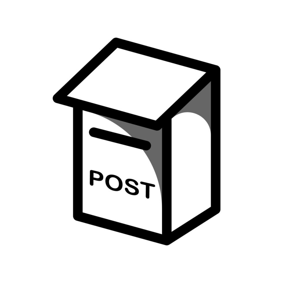 Illustration Vector graphic of Mail Box icon