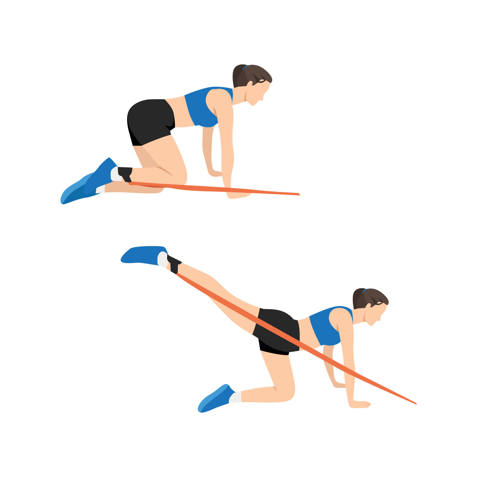 Donkey kick resistance band sale