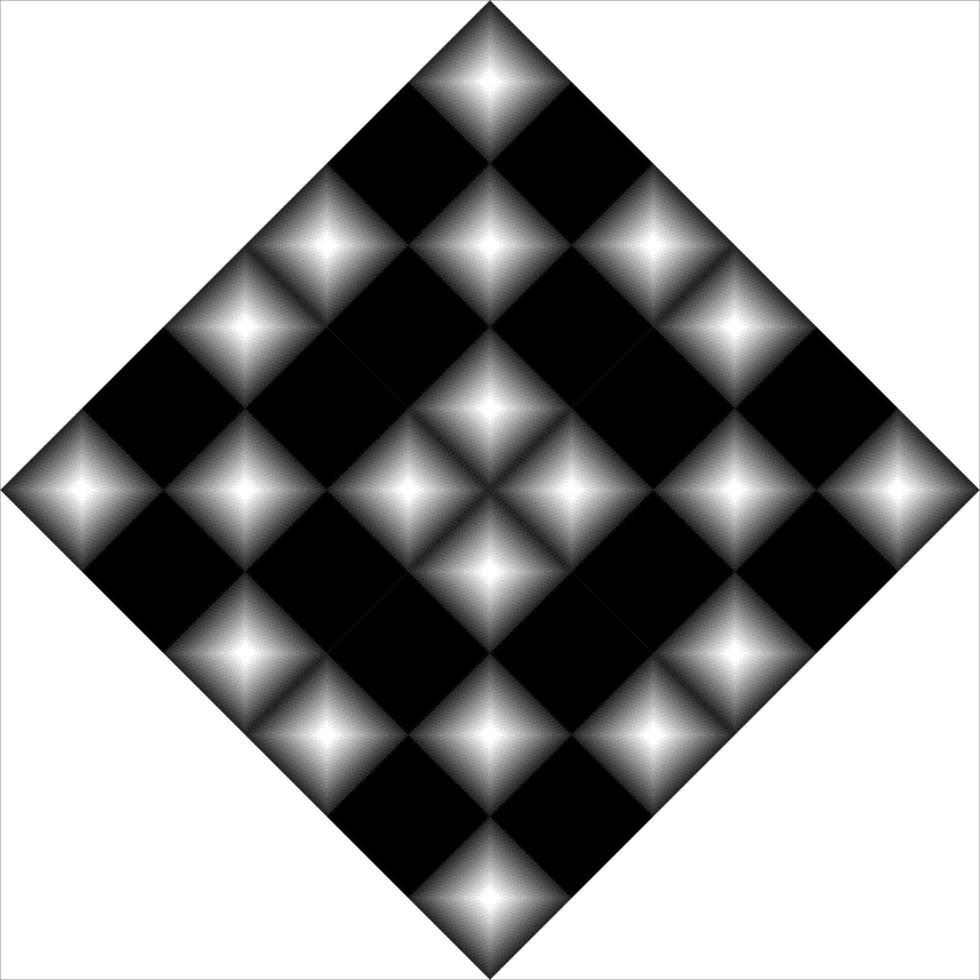 ilusión óptica de las líneas abstractas. ilustración vectorial vector
