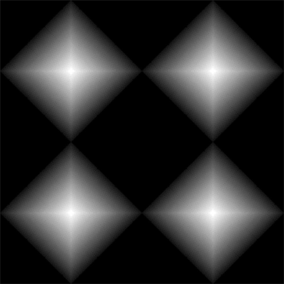 Optical Illusion of the Abstract Lines. Vector Illustration