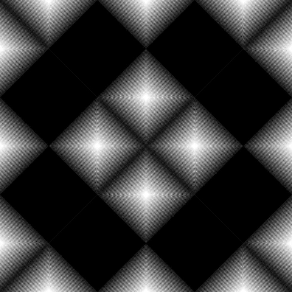 Optical Illusion of the Abstract Lines. Vector Illustration