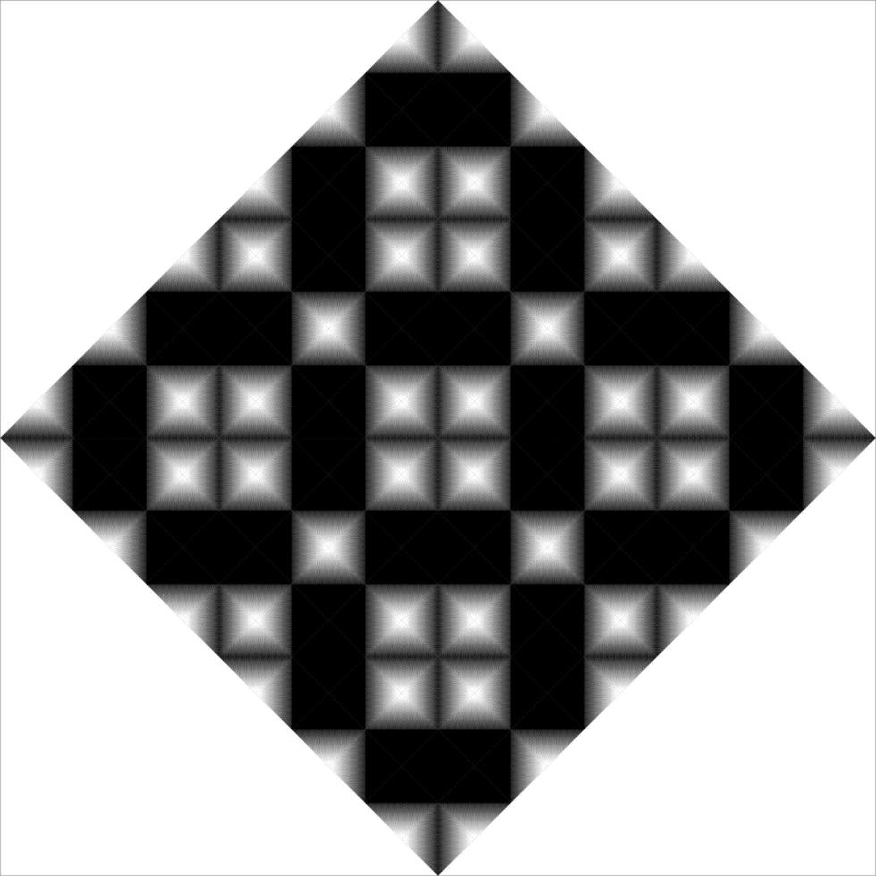 Optical Illusion of the Abstract Lines. Vector Illustration
