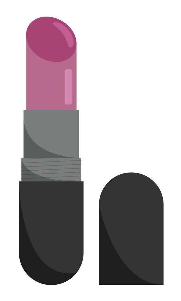 Lipstick. Cosmetic product for application to the lips. Flat style. Vector illustration