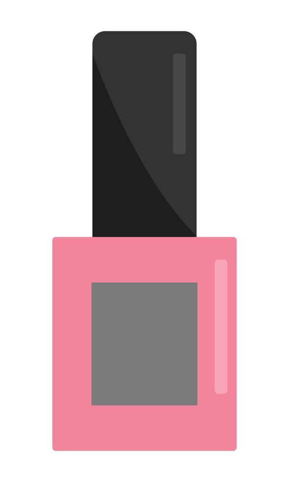 Nail polish. Cosmetic product for application to nails. Flat style. Vector illustration