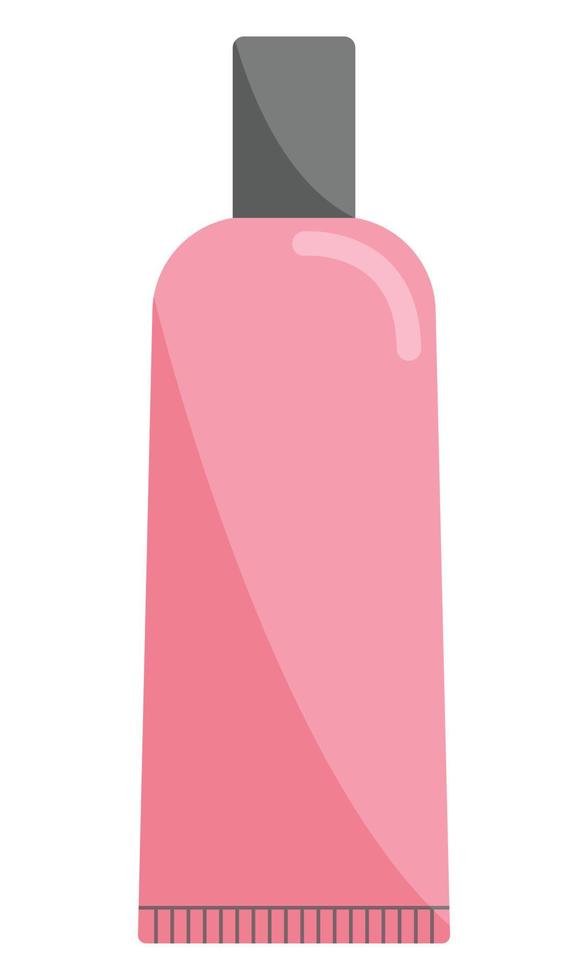 Tube of hand cream. Cosmetic product for skin care. Flat style. Vector illustration