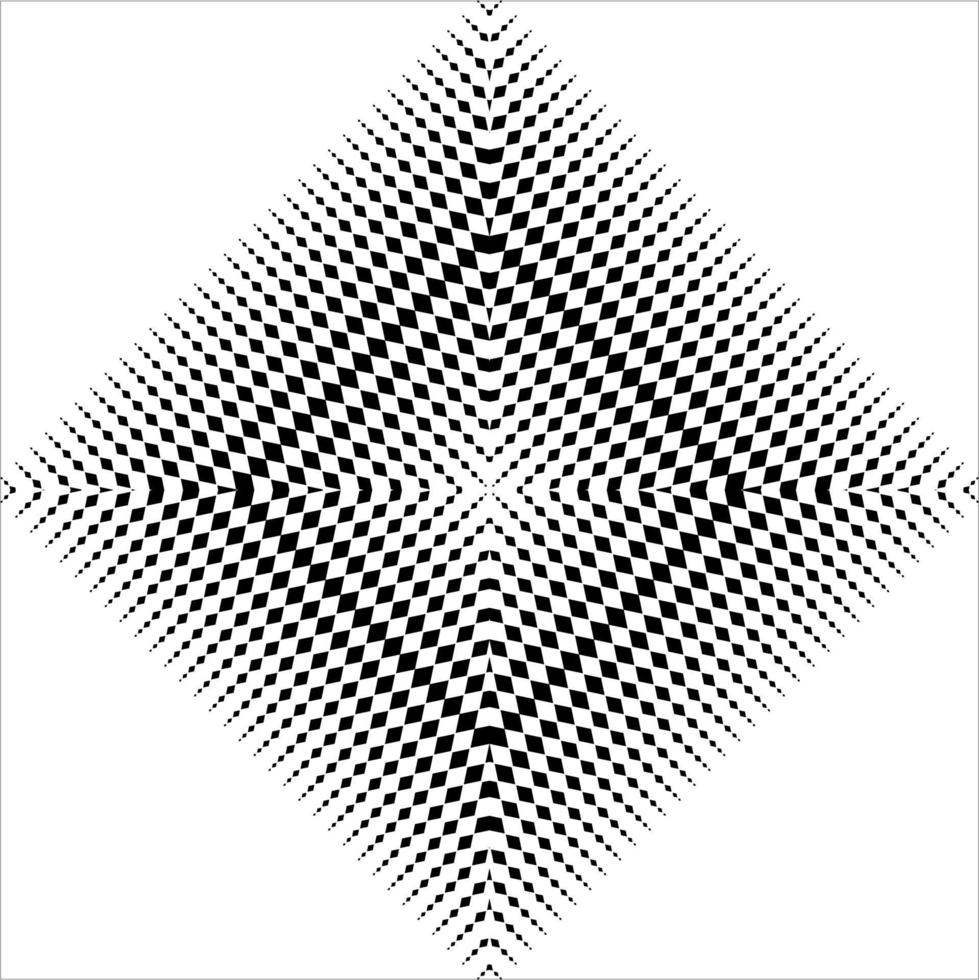 Optical Illusion made from Rectangles Composition. Vector Illustration. Contemporary Decoration for Interior, Exterior, Carpet, Textile, Garment, Cloth, Silk, Tile, Plastic, Paper, Wrapping, Wallpaper