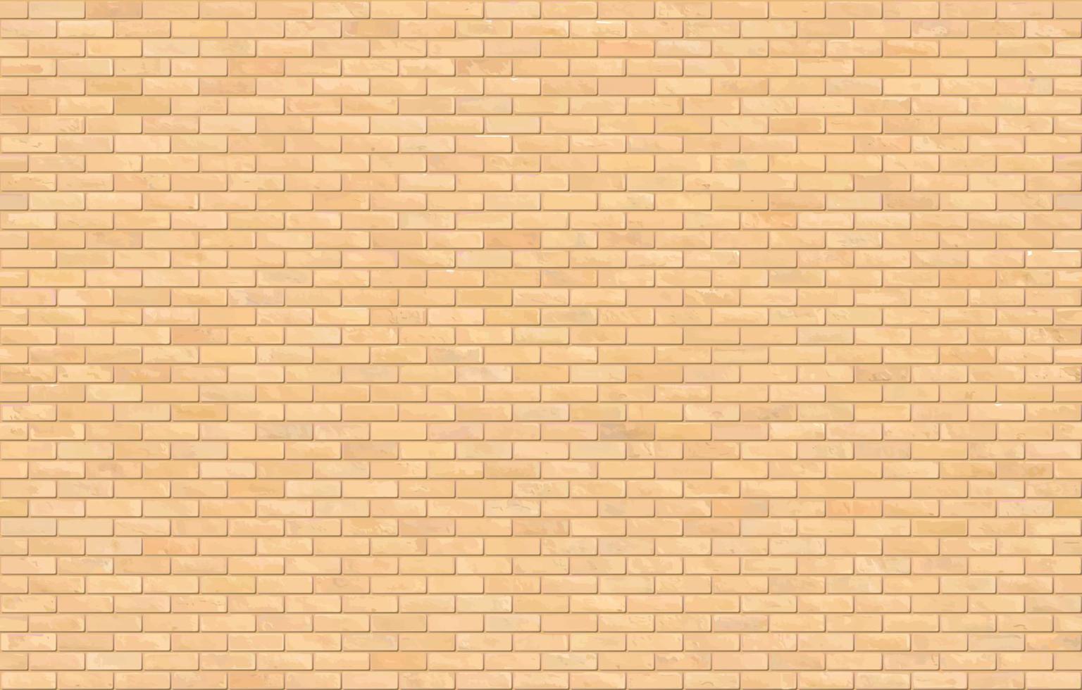 Beautiful brown block brick wall seamless pattern texture background vector