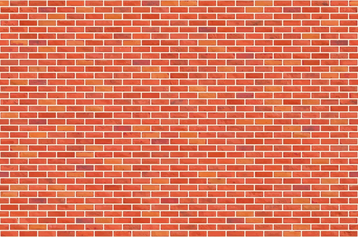 Beautiful brown block brick wall seamless pattern texture background vector