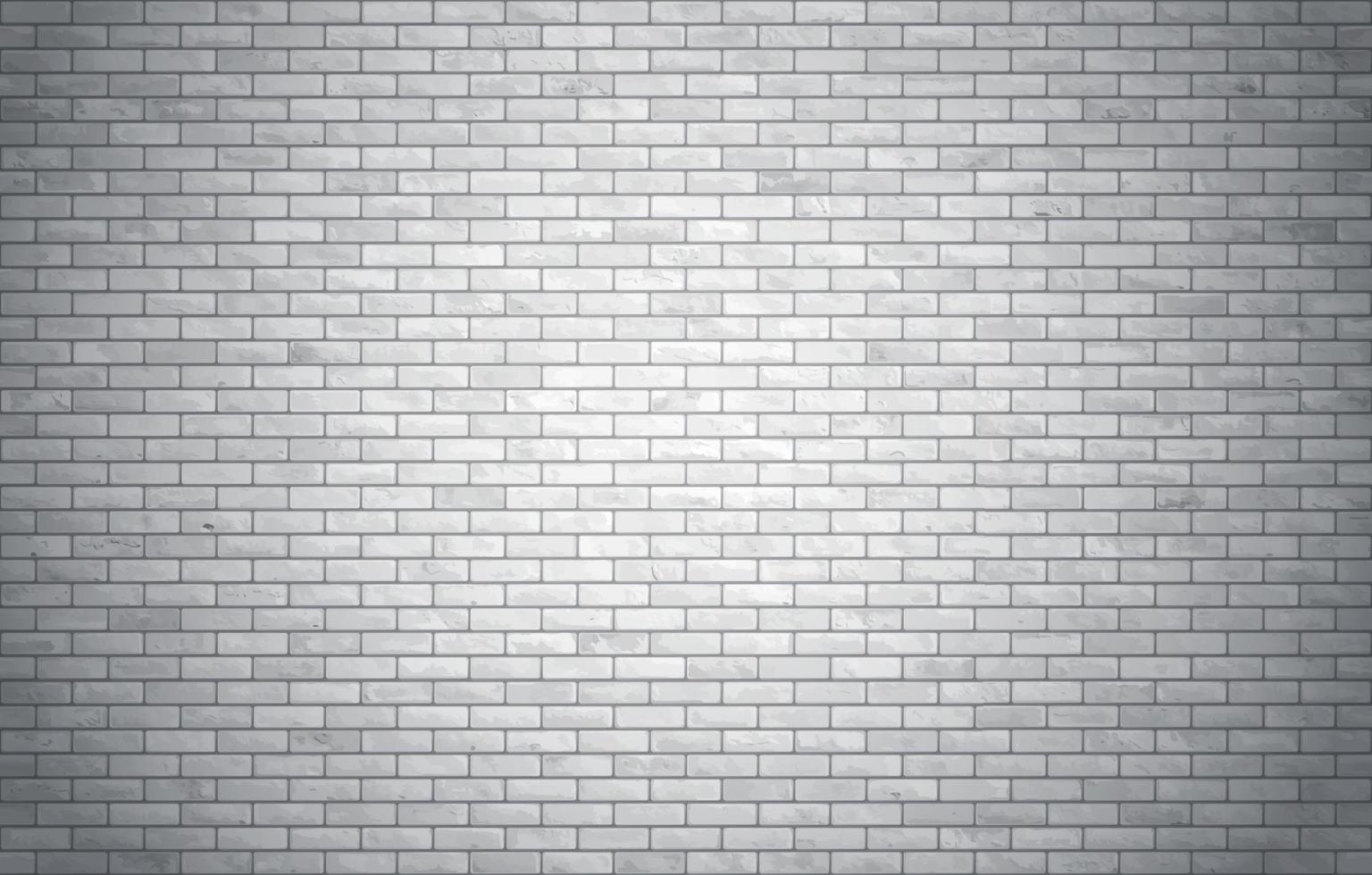 White and gray block brick wall seamless pattern texture background vector