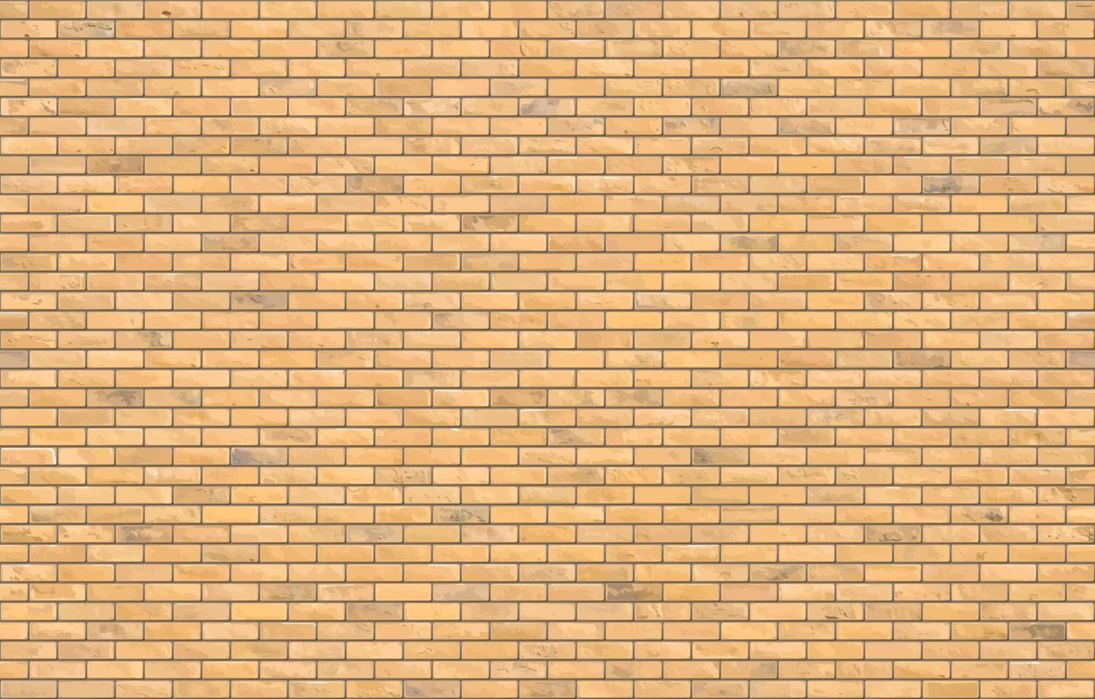 Beautiful brown block brick wall seamless pattern texture background vector