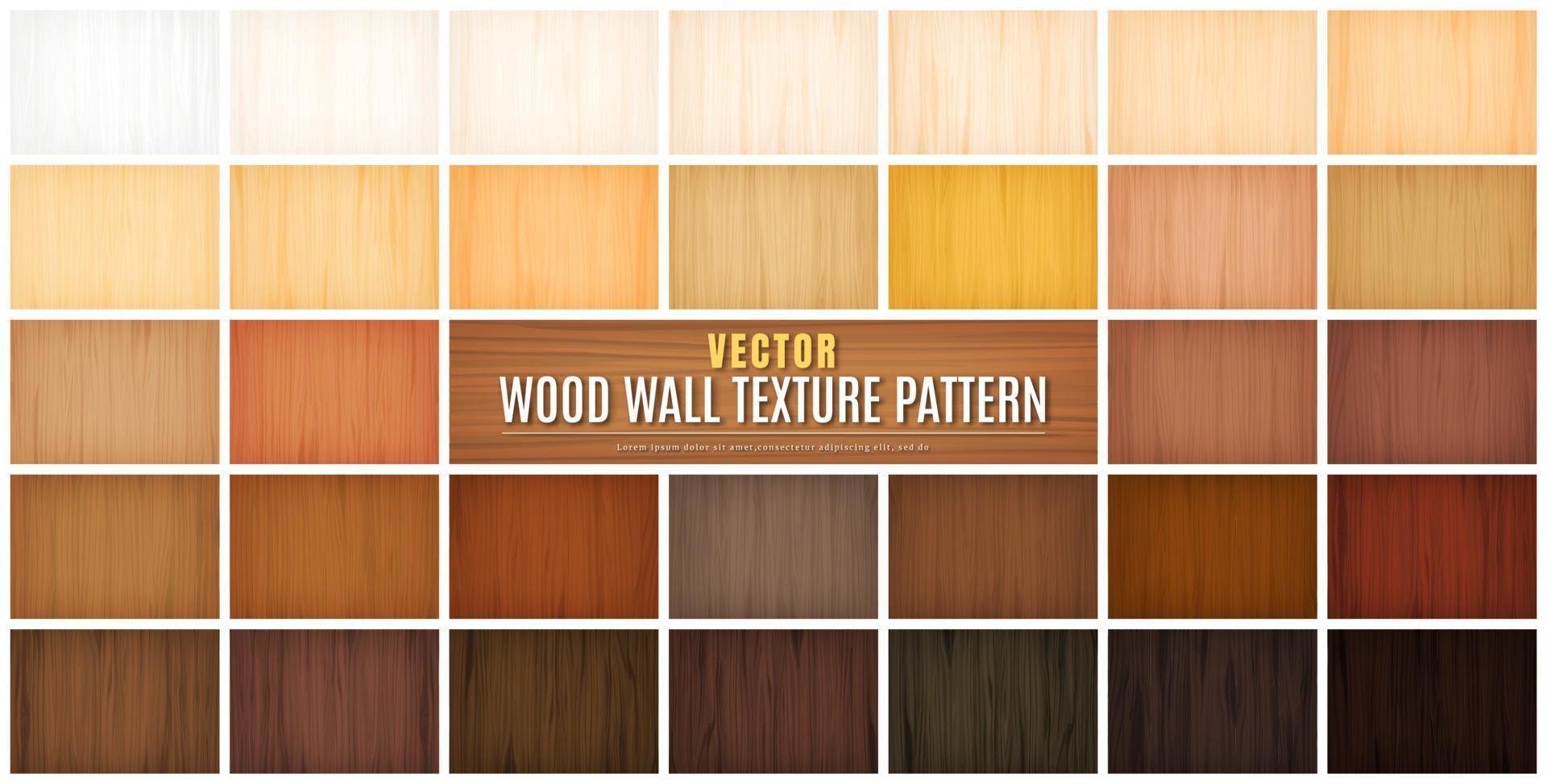 Vector Illustration beauty Wood Wall Floor Texture Pattern Background collection set