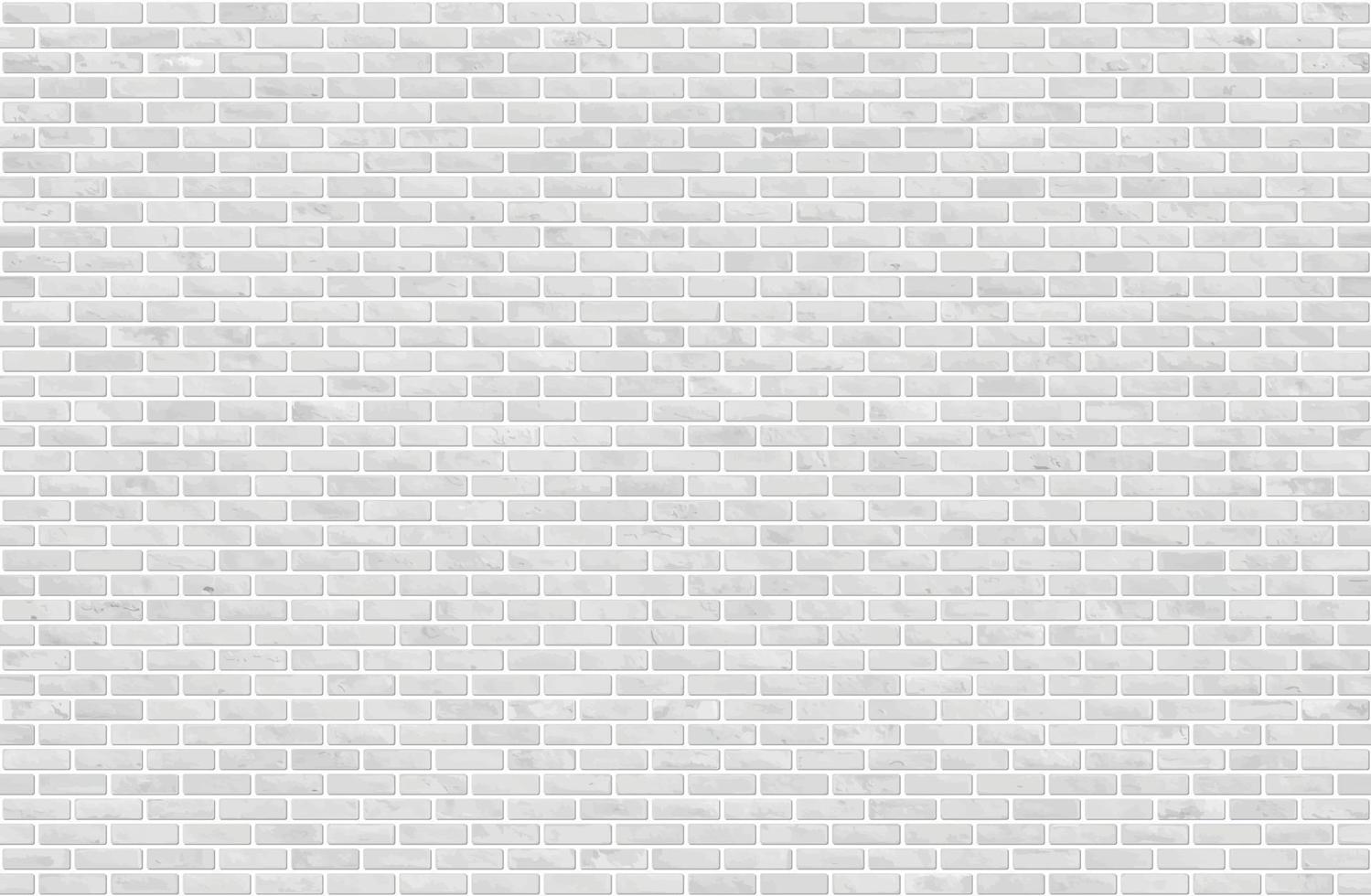 White and gray block brick wall seamless pattern texture background vector
