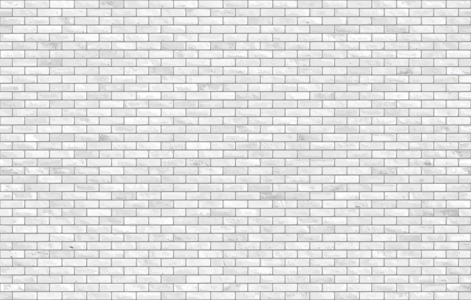 White and gray block brick wall seamless pattern texture background. vector