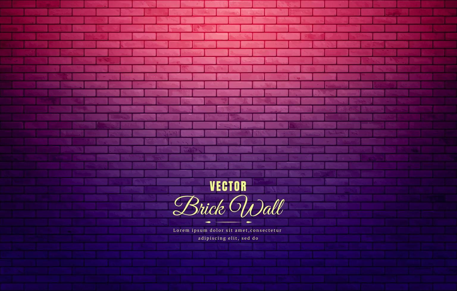 Beautiful block brick wall pattern texture background vector