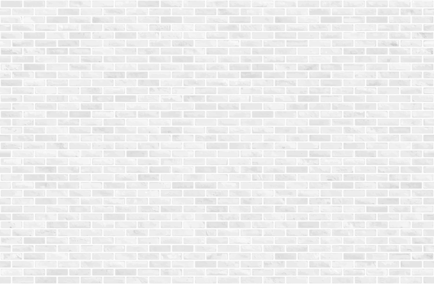 White and gray block brick wall seamless pattern texture background vector