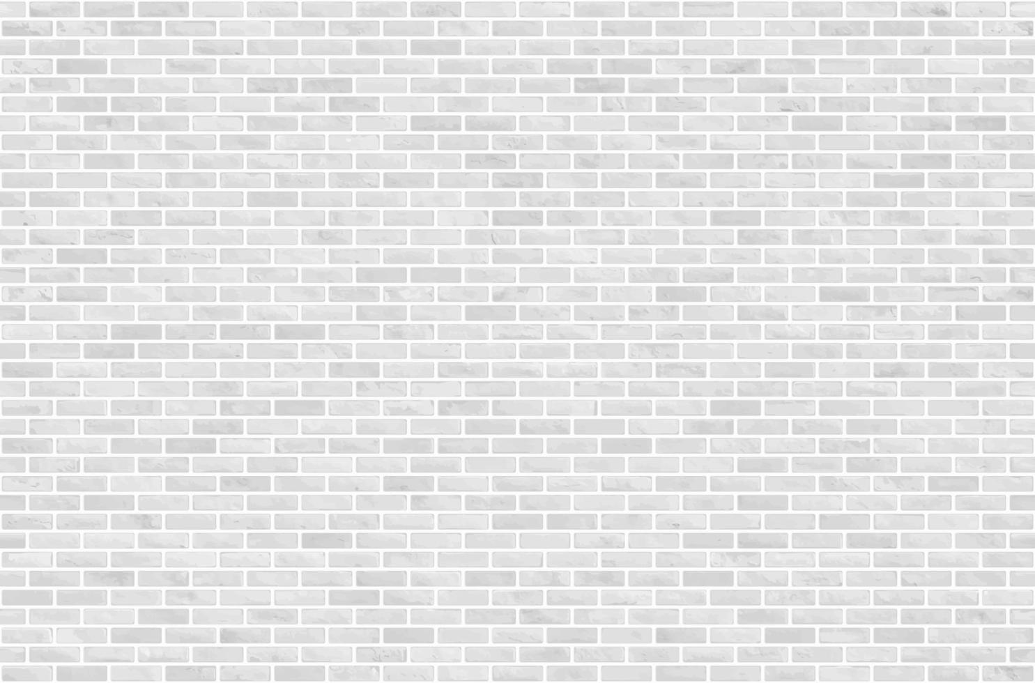 White and gray block brick wall seamless pattern texture background vector