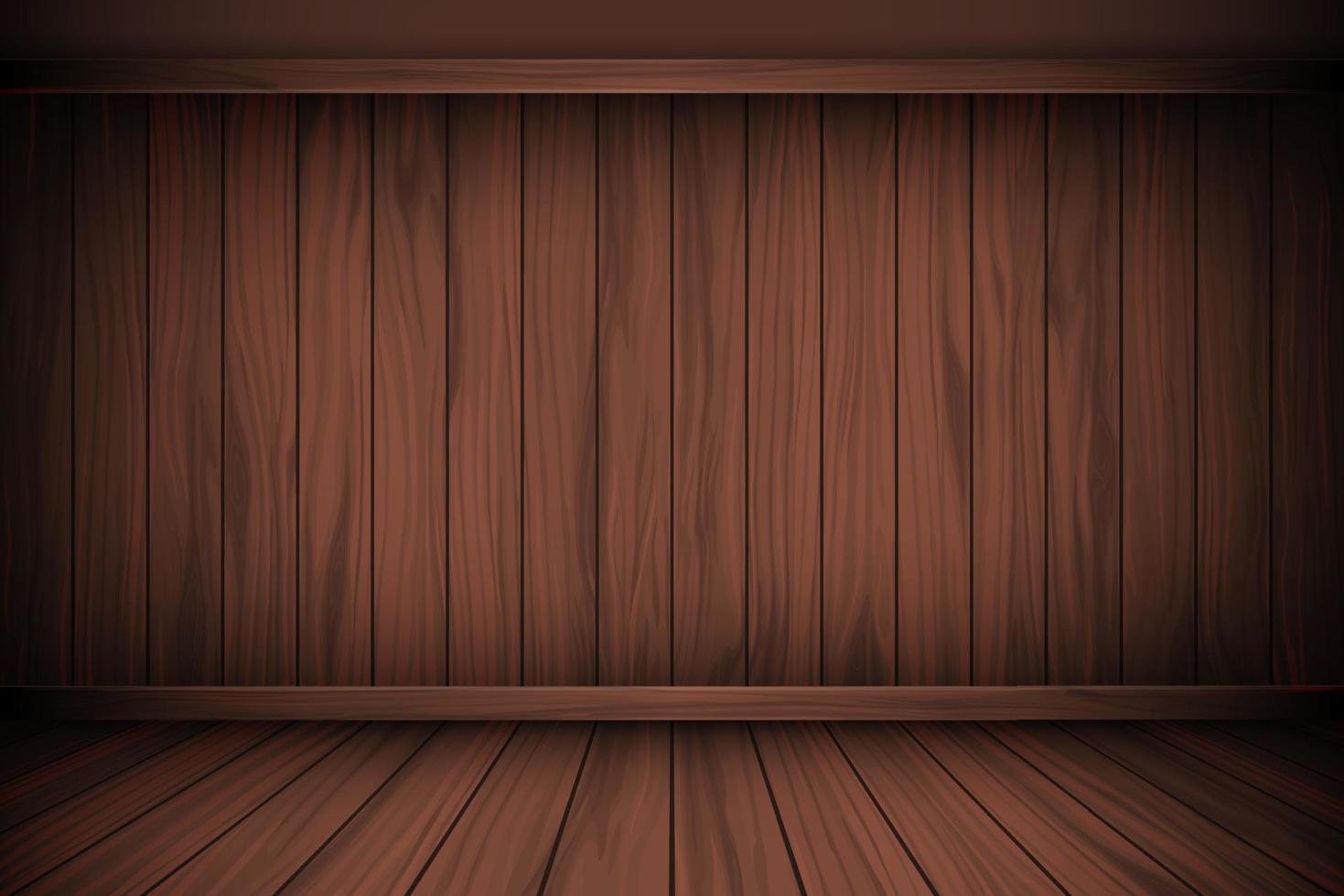 ilustración vectorial hermoso piso de pared de madera alineación vintage textura patrón de fondo vector