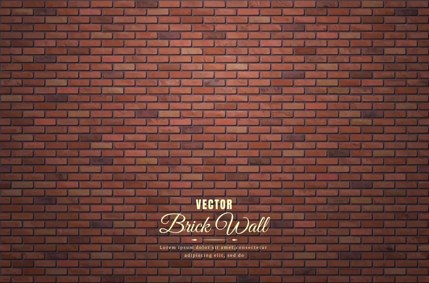 Beautiful block brick wall pattern texture background vector