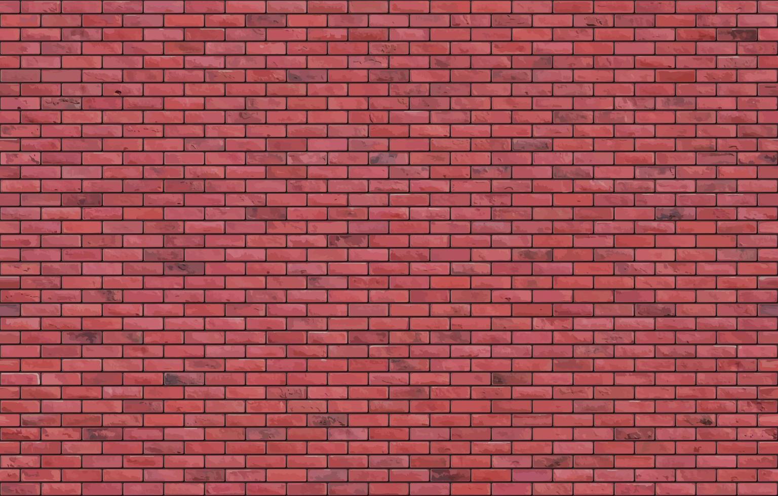 Beautiful brown block brick wall seamless pattern texture background vector