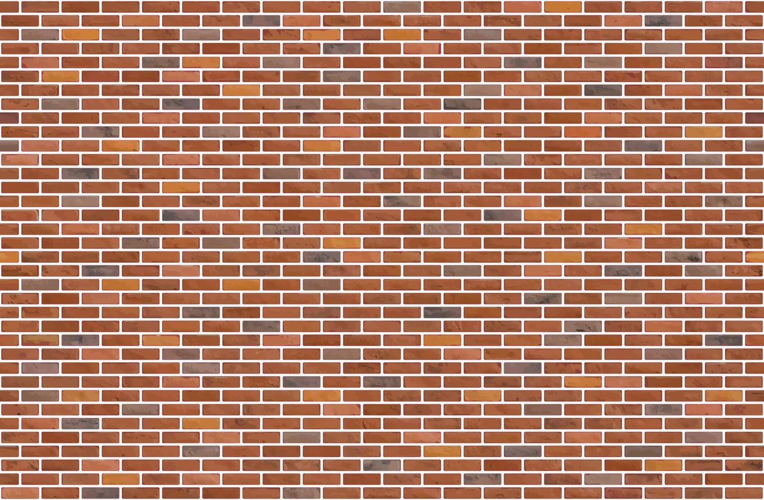 Beautiful brown block brick wall seamless pattern texture background vector