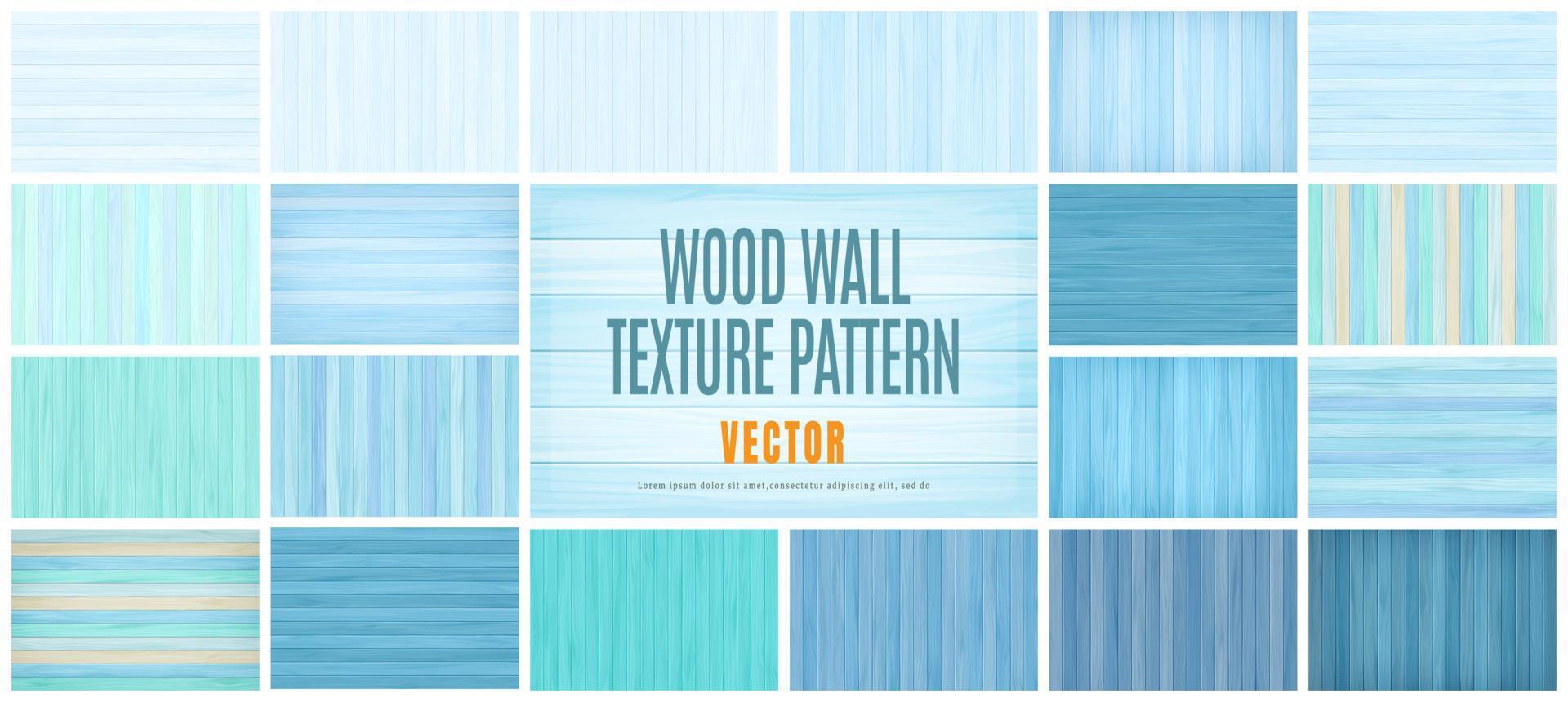 Vector Illustration beauty Wood Wall Floor Texture Pattern Background collection set