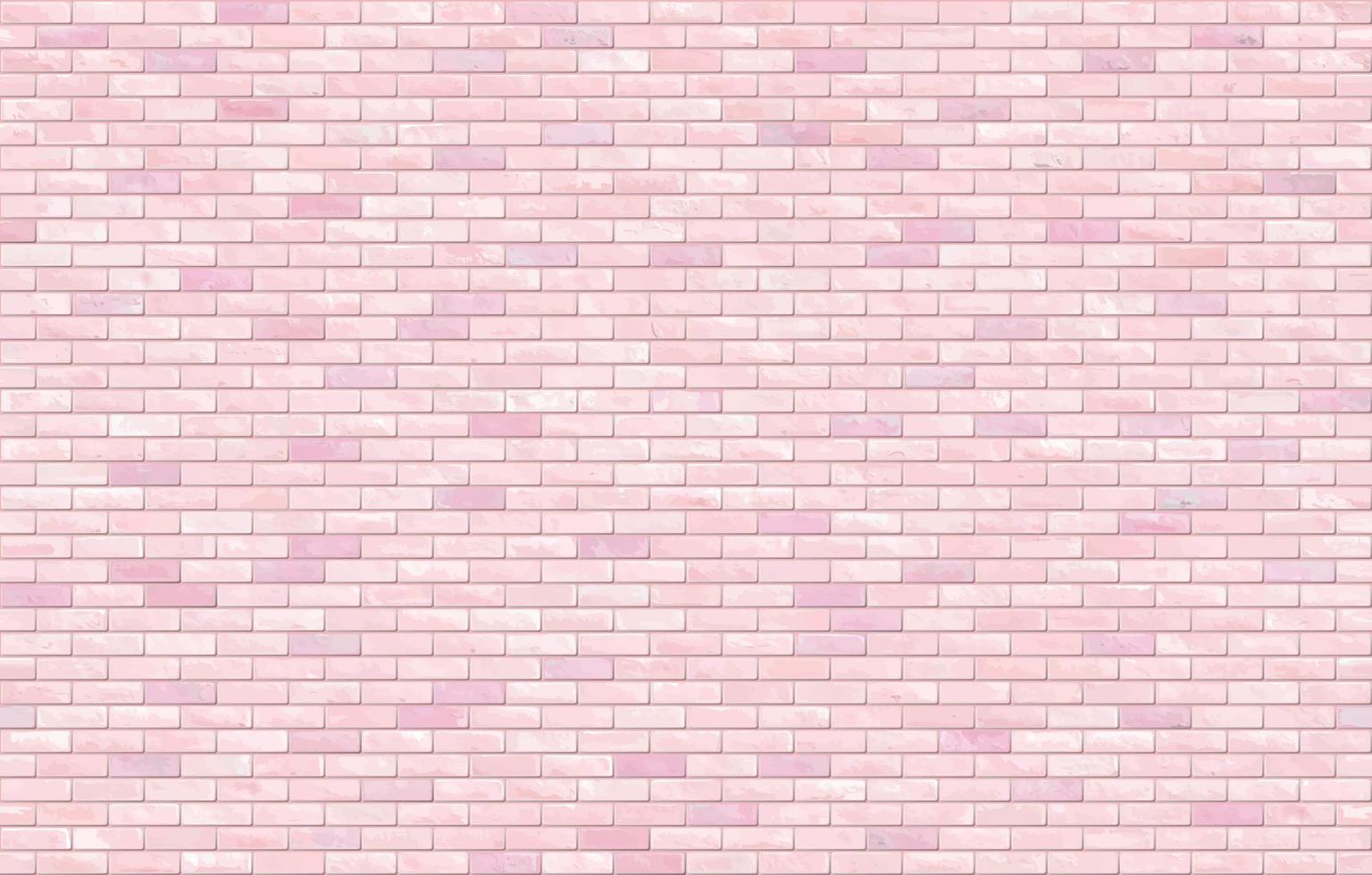 Beautiful block brick wall pattern texture background vector