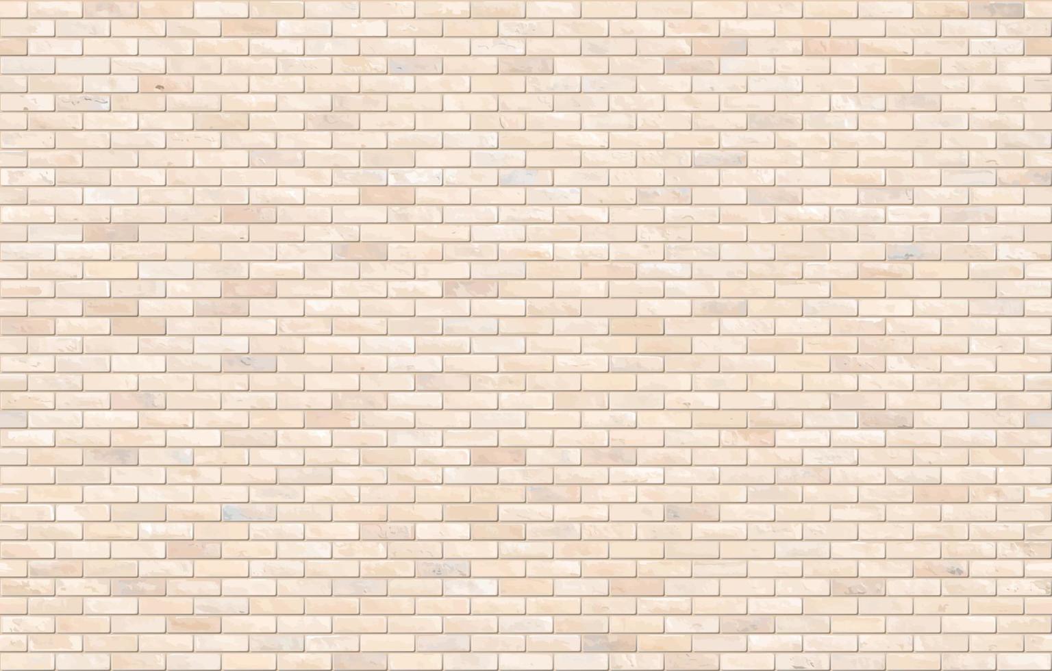 Beautiful brown block brick wall seamless pattern texture background vector