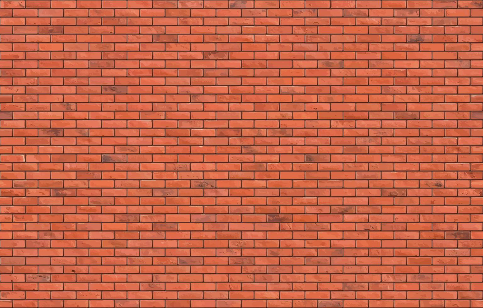 Beautiful brown block brick wall seamless pattern texture background vector