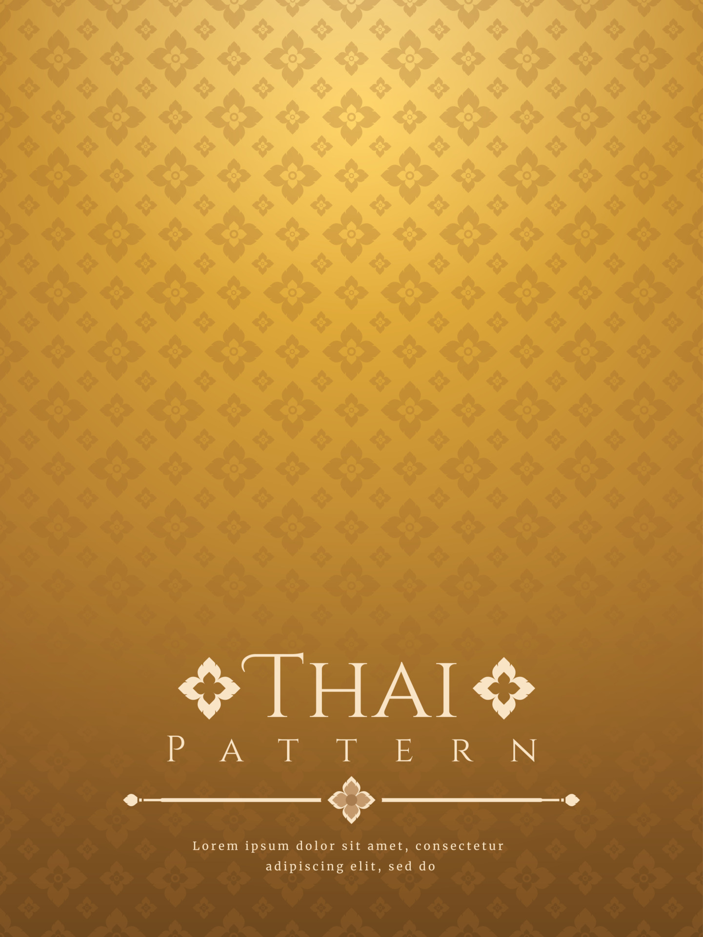 modern line Thai pattern traditional concept The Arts of Thailand