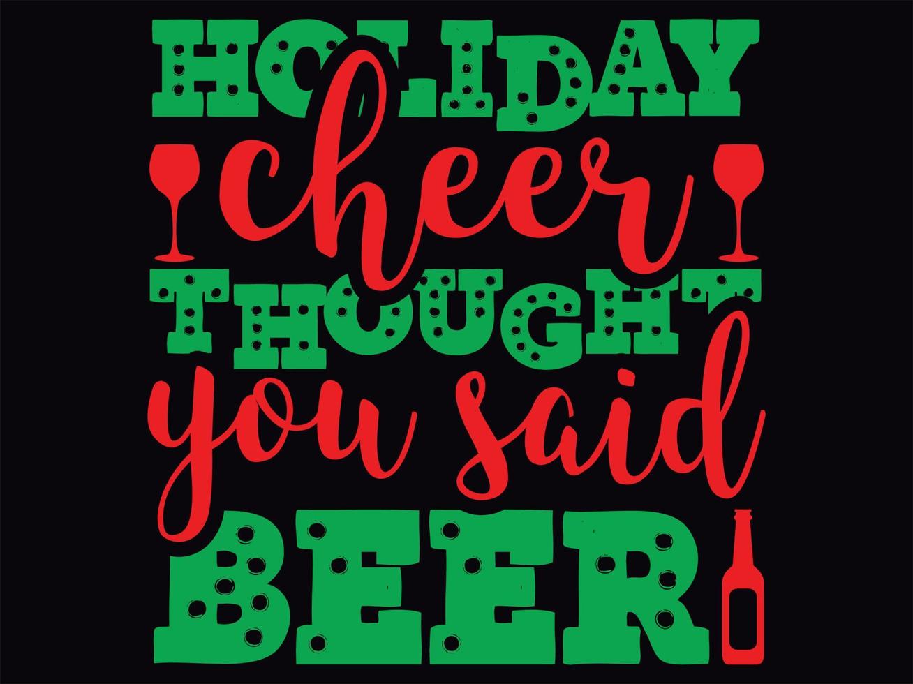 Christmas t-shirt design vector file