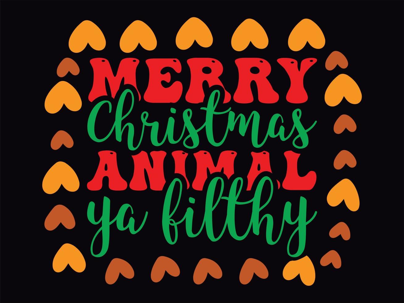 Christmas t-shirt design vector file