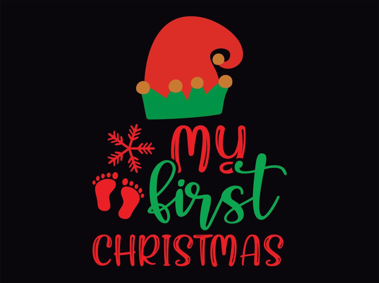 Christmas t-shirt design vector file