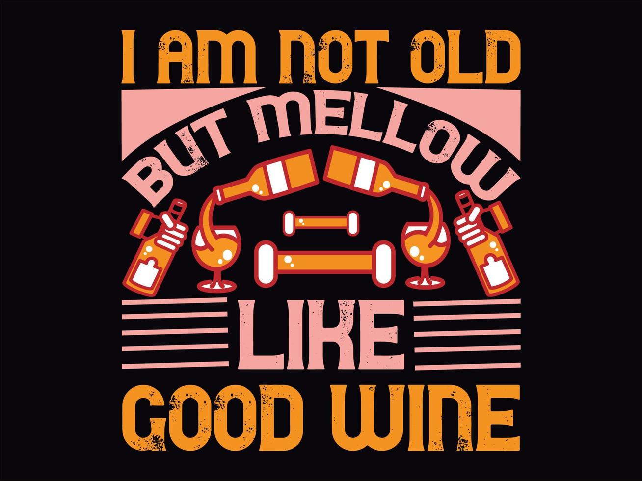 Wine t-shirt design vector file
