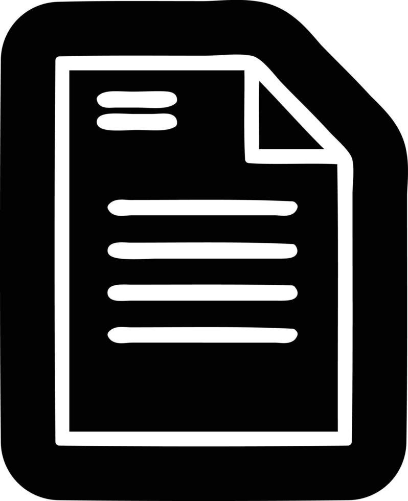 icono de documento oficial vector