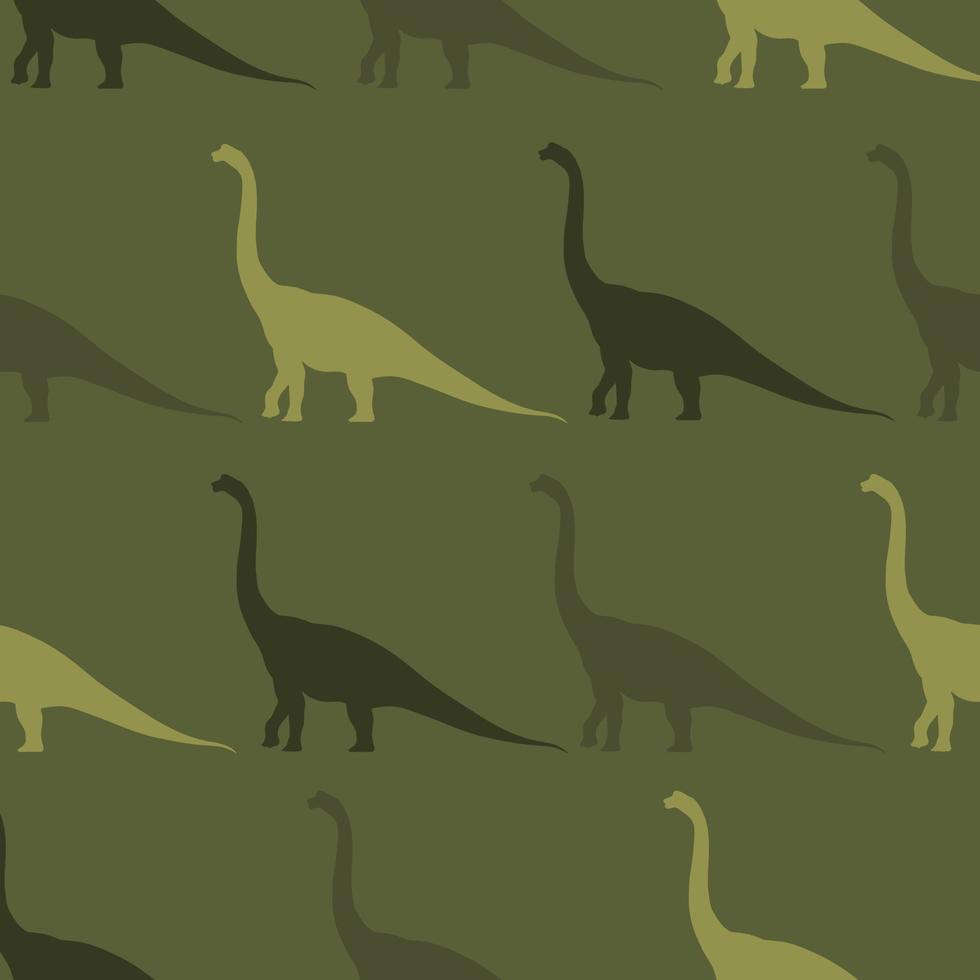 Seamless pattern with dinosaurs. vector