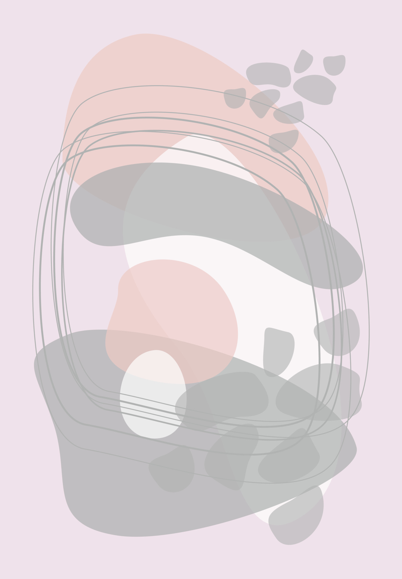 Abstract wall art. Abstract shapes 8777290 Vector Art at Vecteezy