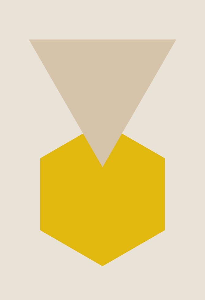 figuras abstractas al estilo del minimalismo vector