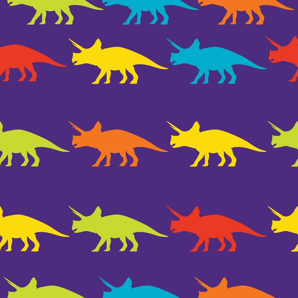 A pattern with dinosaurs. vector