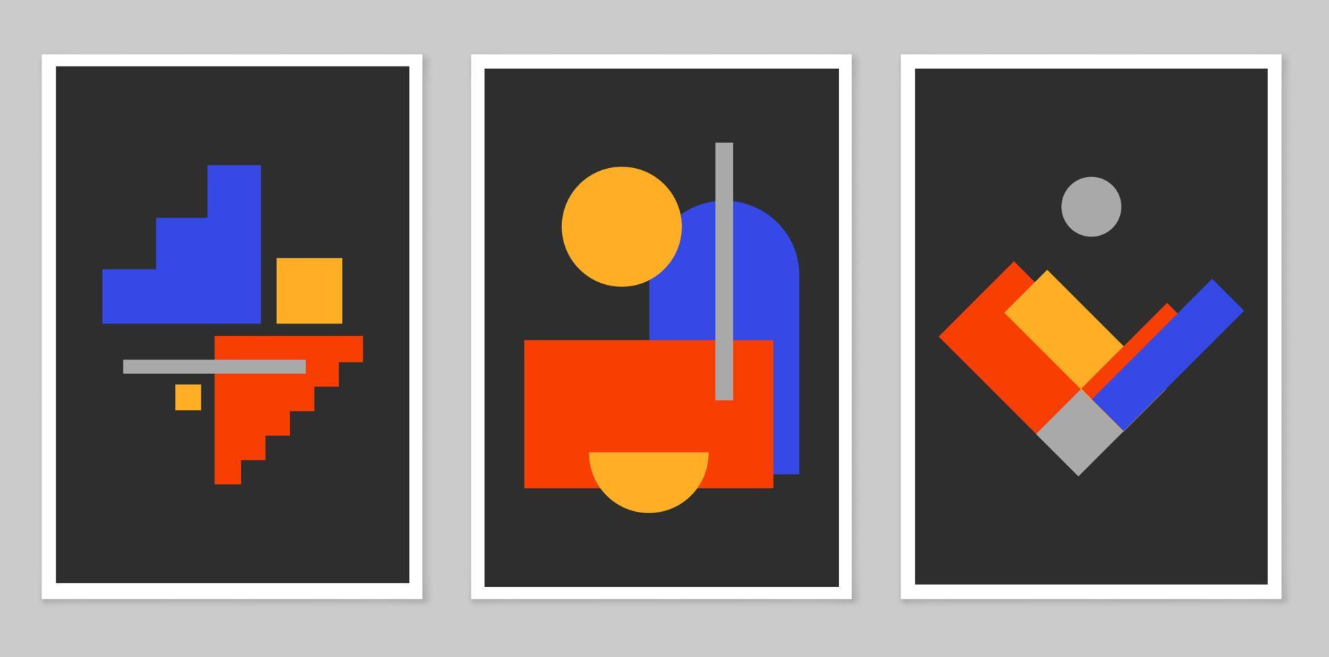 Abstract wall art. Abstract shapes 8777428 Vector Art at Vecteezy