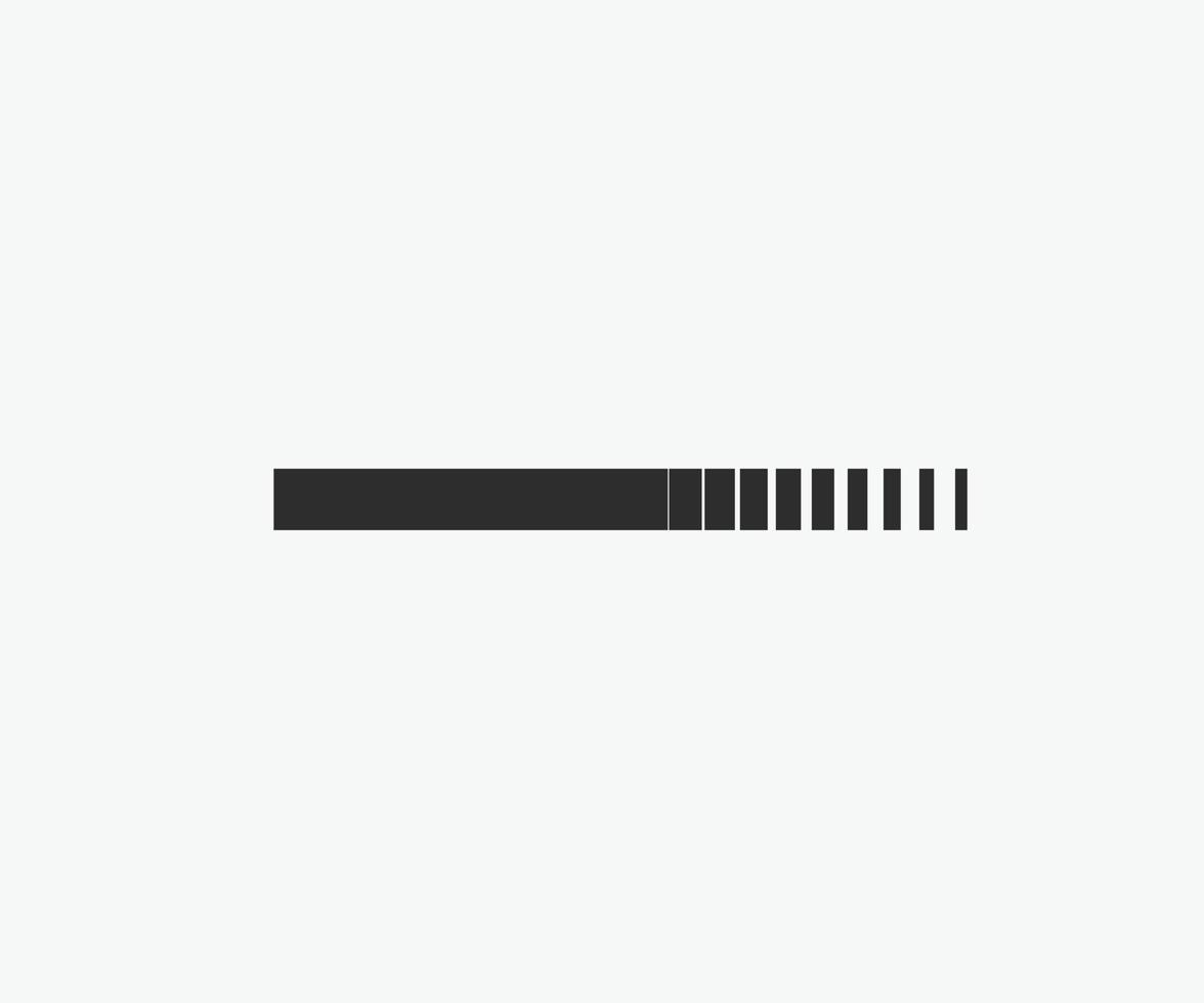 Loading Bar Vector Flat Icon. vector illustrator