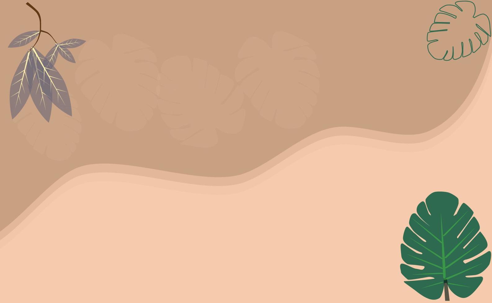 cute pastel brown background vector