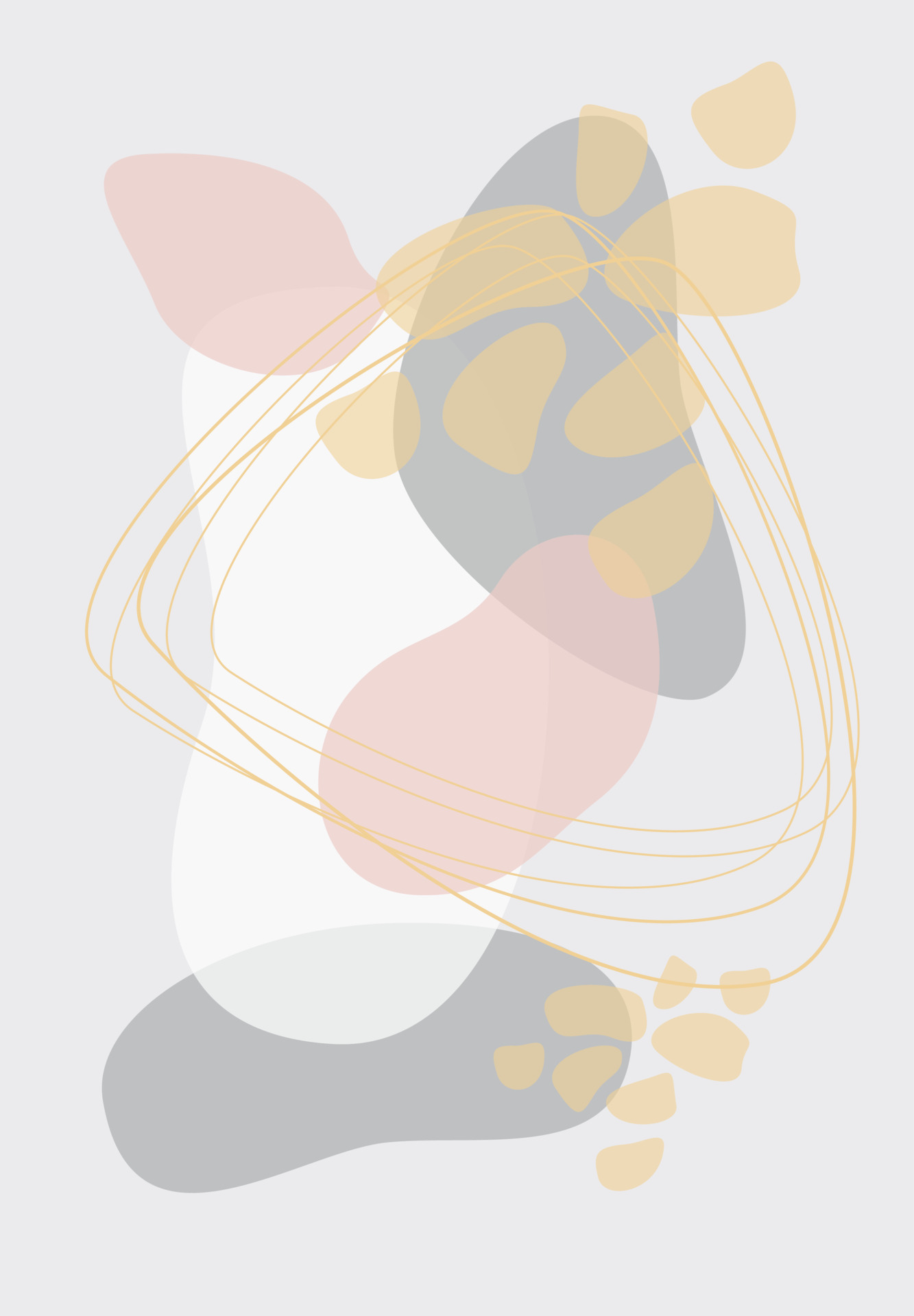 Abstract wall art. Abstract shapes 8777738 Vector Art at Vecteezy