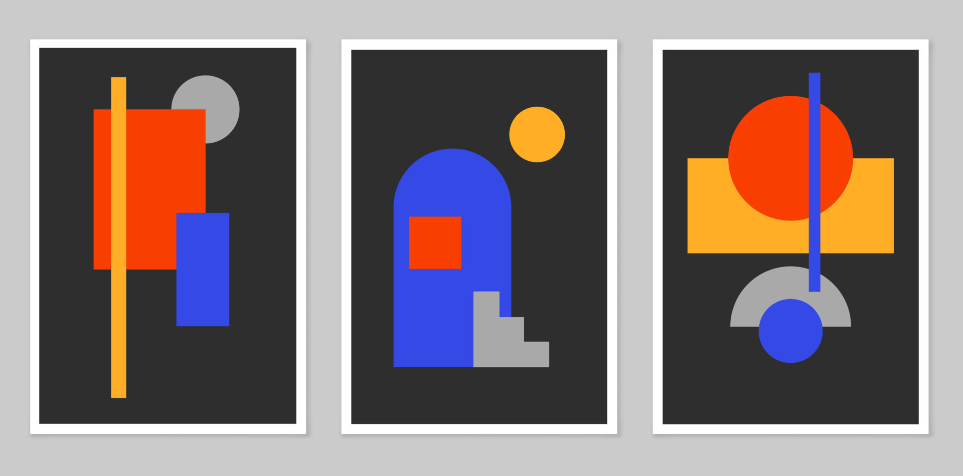 Abstract wall art. Abstract shapes 8777794 Vector Art at Vecteezy