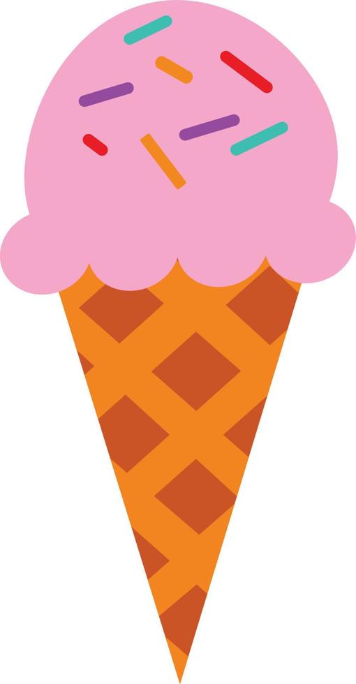 Ice Cream Vector Art Illustration
