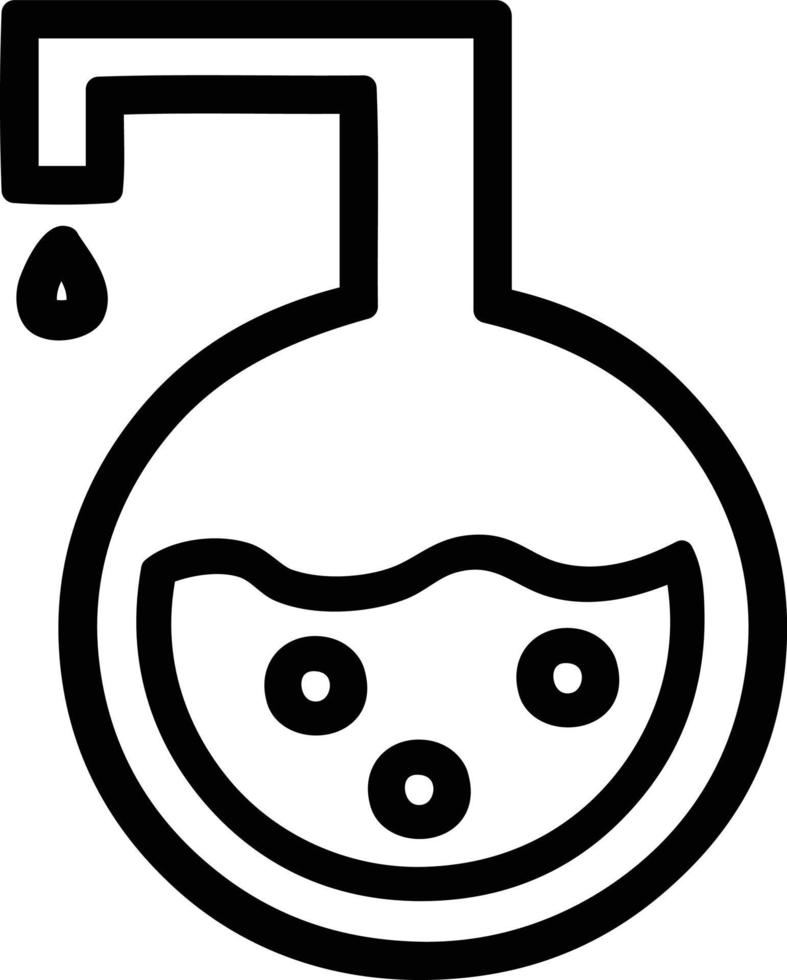 icono de experimento científico vector