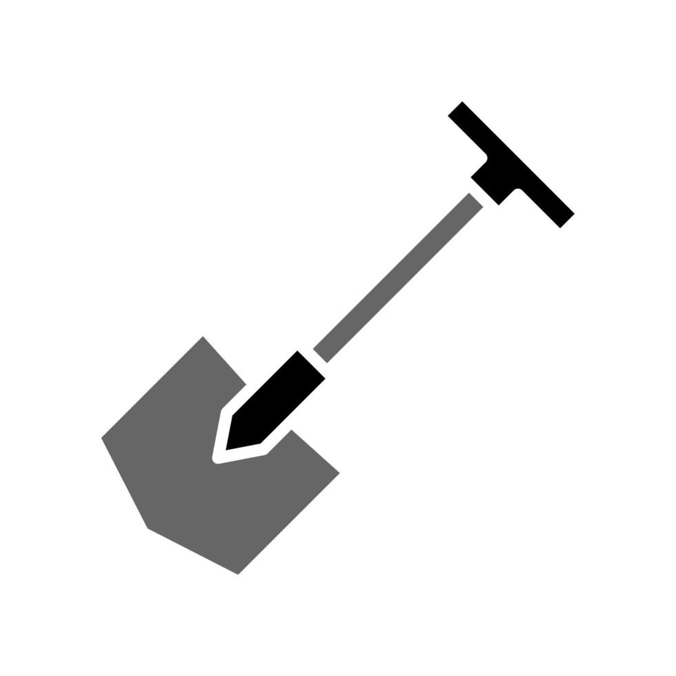 ilustración vectorial gráfico del icono de la pala vector